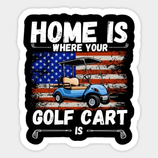 Who Are On the Golf Course and Their Golf Cart Sticker